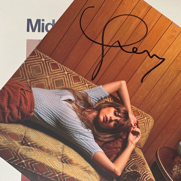Taylor Swift: ***SIGNED*** Midnights: Moonstone edition VINYL- BNWOT C - Picture 5 of 10